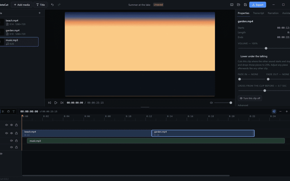 MeteCut screenshot