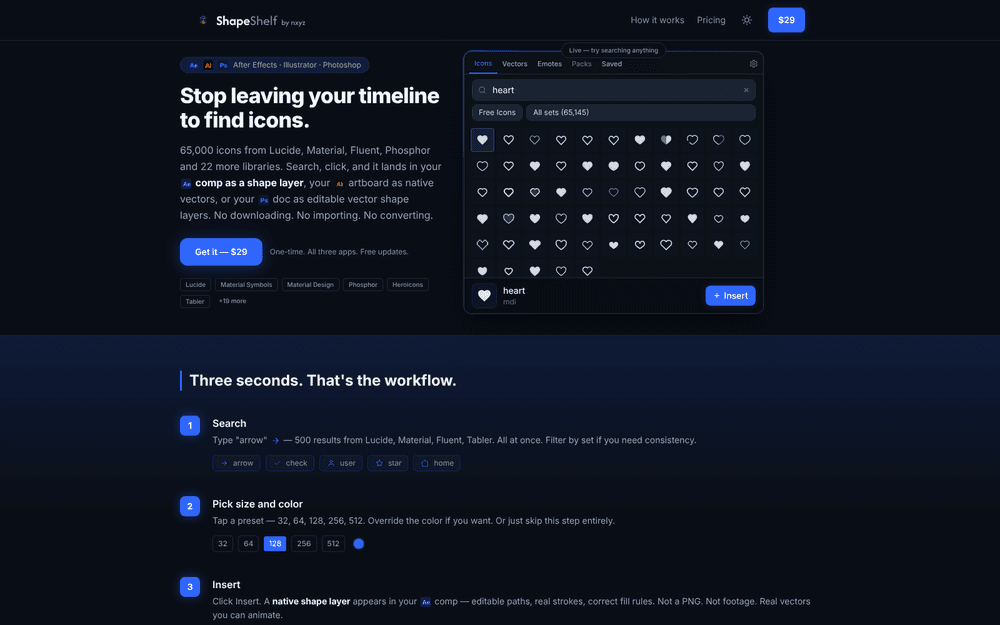 ShapeShelf screenshot