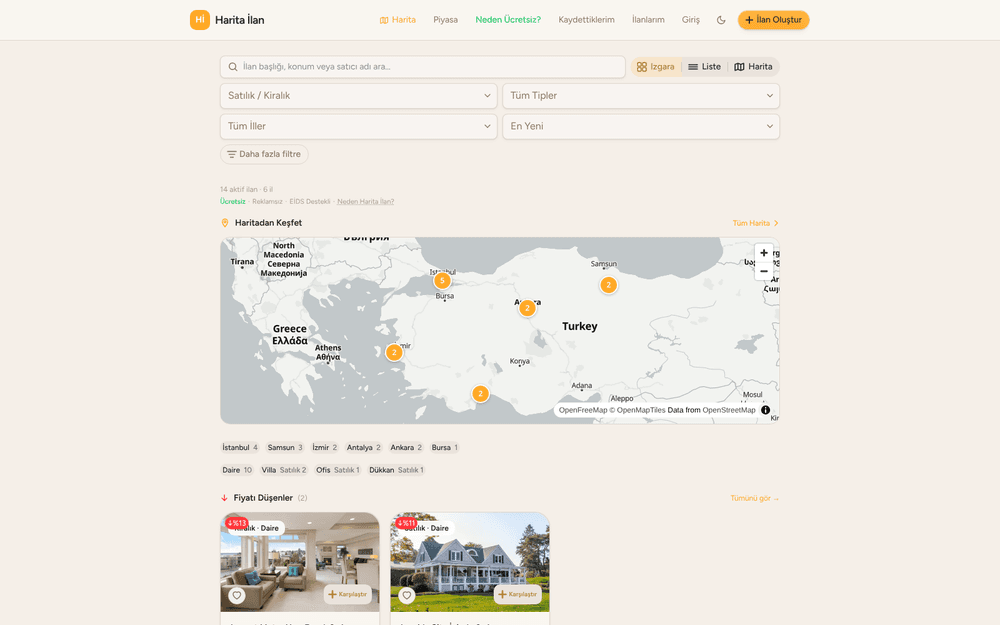 Harita İlan screenshot