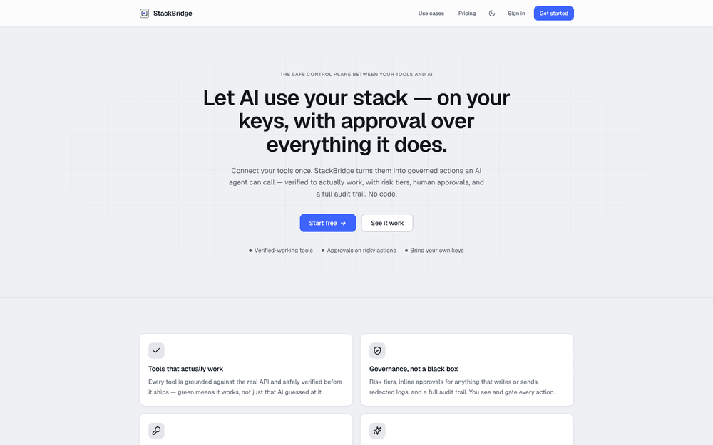 StackBridge screenshot